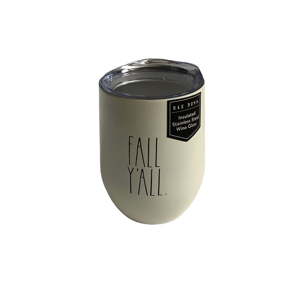 Rae Dunn ‘Fall Y’all’ 12 oz BPA-free Wine Glass